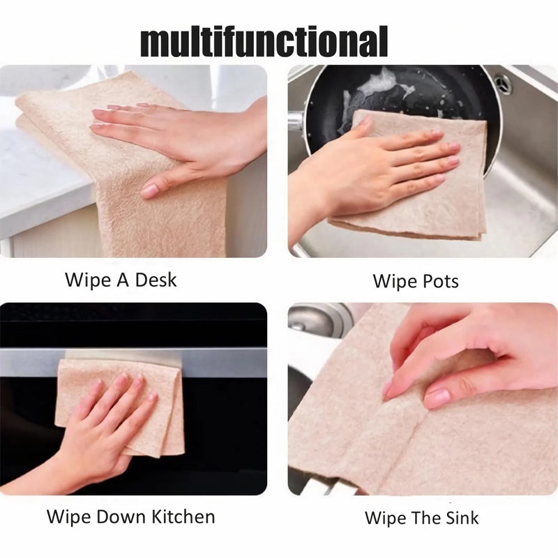 Gluschwein - Multipurpose Kitchen Loofah Microfiber Cleaning Cloth