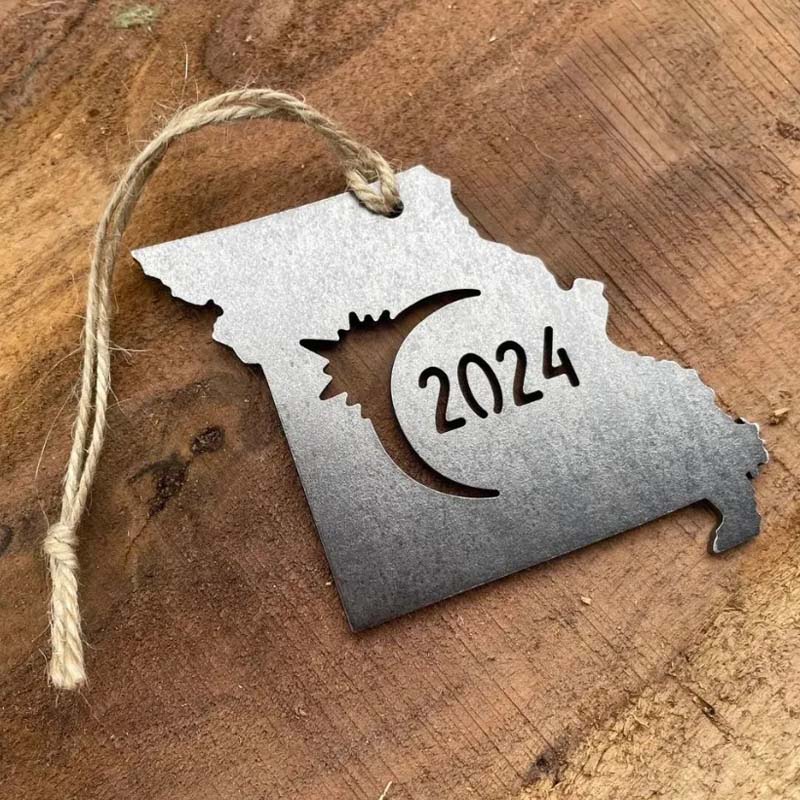 Gluschwein - 2024 Gedenkmetall-Ornament Missouri