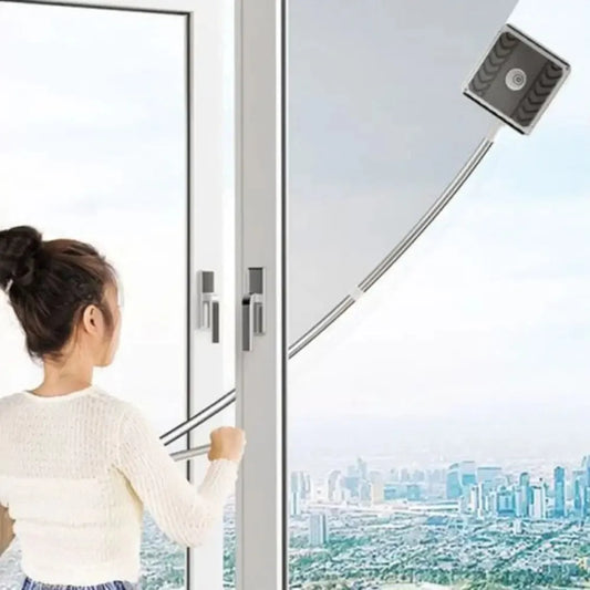 GlassBoom - Glaswischer für die Reinigung von Scheiben an schwer zugänglichen Stellen