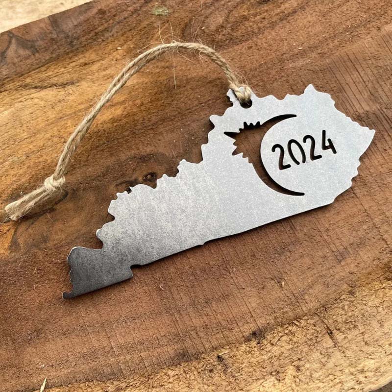 Gluschwein - 2024 Gedenkmetall-Ornament Kentucky