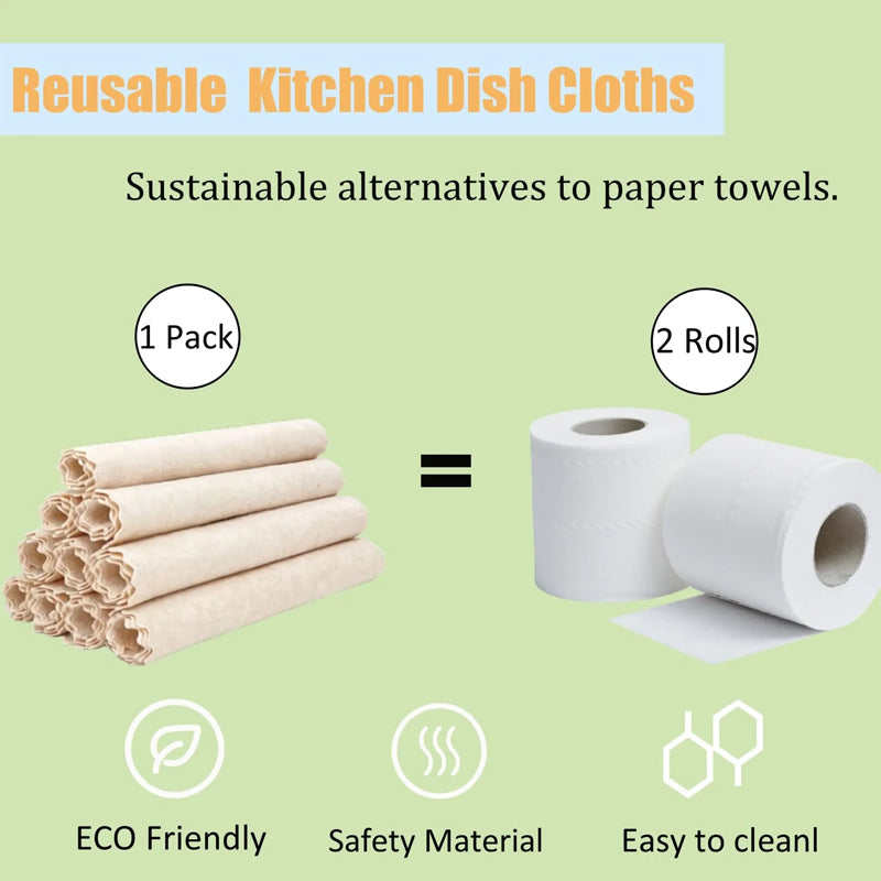 Gluschwein - Multipurpose Kitchen Loofah Microfiber Cleaning Cloth