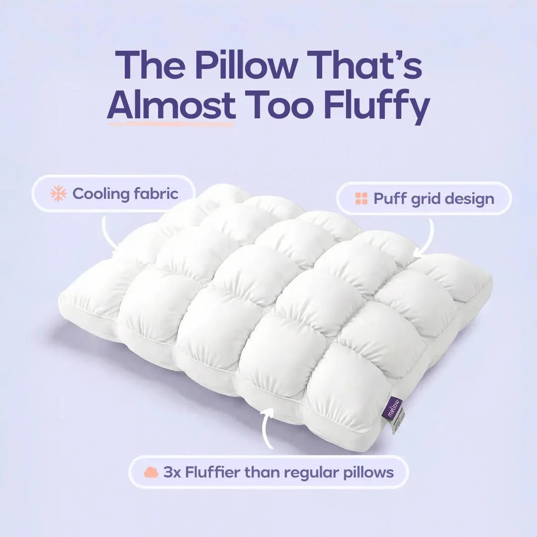 Puffy Pilow - flauschiges Kopfkissen für jeden Schläfer