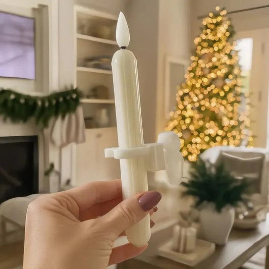 WindowCandles -  LED-Fensterkerzen mit Dämmerungssensor – Realistische, warmweiß flackernde Flamme für gemütliche Abende [6er-Set]