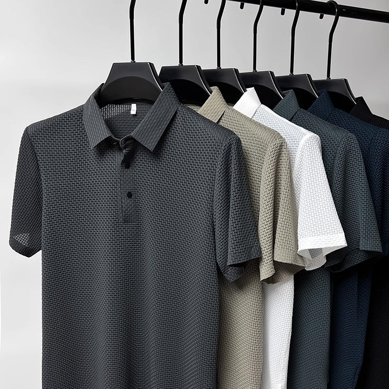 Gluschwein - Mesh Ice Silk Short Sleeve T-shirt Polo Shirt