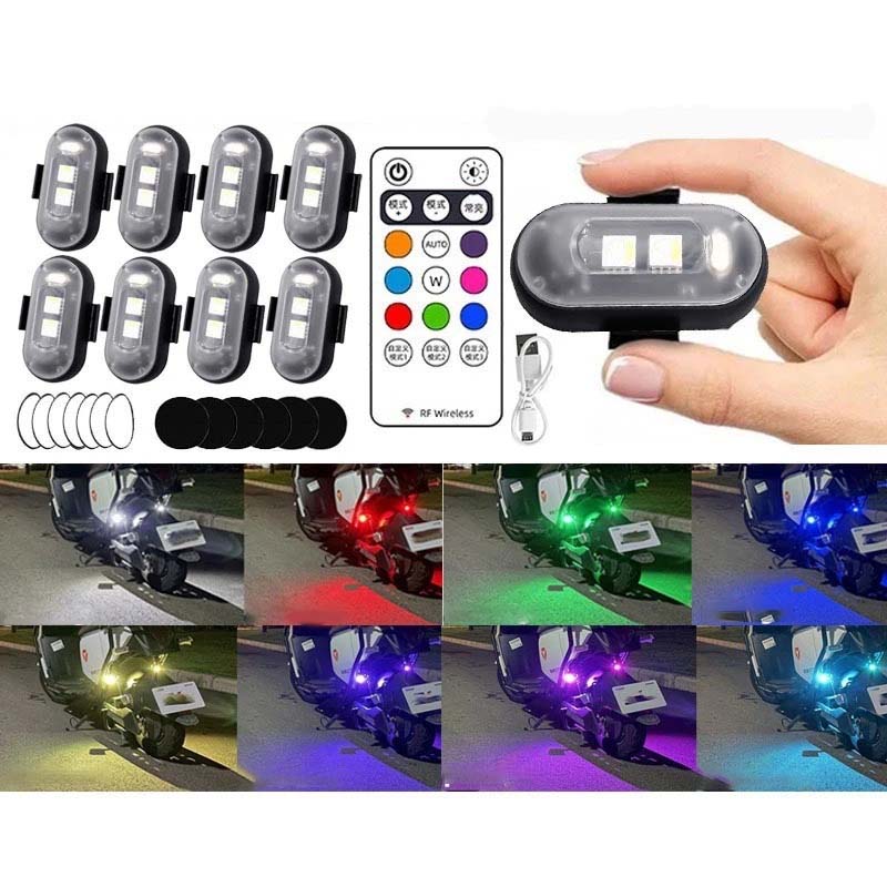 Kit de lumières LED colorées pour voiture, lumières LED d'été pour voiture