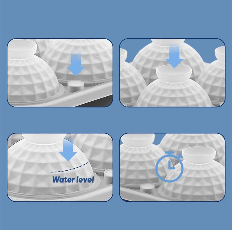 Gluschwein - Silicone Whiskey Ice Cubes Mold