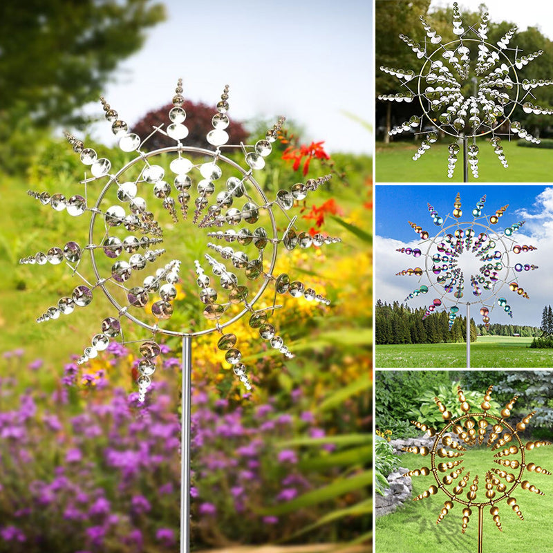 Gluschwein - Garden Magic Kinetische Windmühle aus Metall