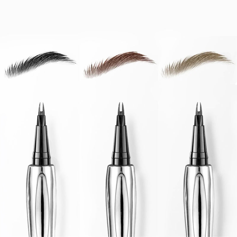 Crayon à sourcils longue tenue et waterproof avec une pointe micro fourchue