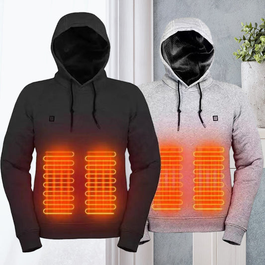 Gluschwein - Beheiztes Kapuzen-Sweatshirt mit USB-Stromversorgung