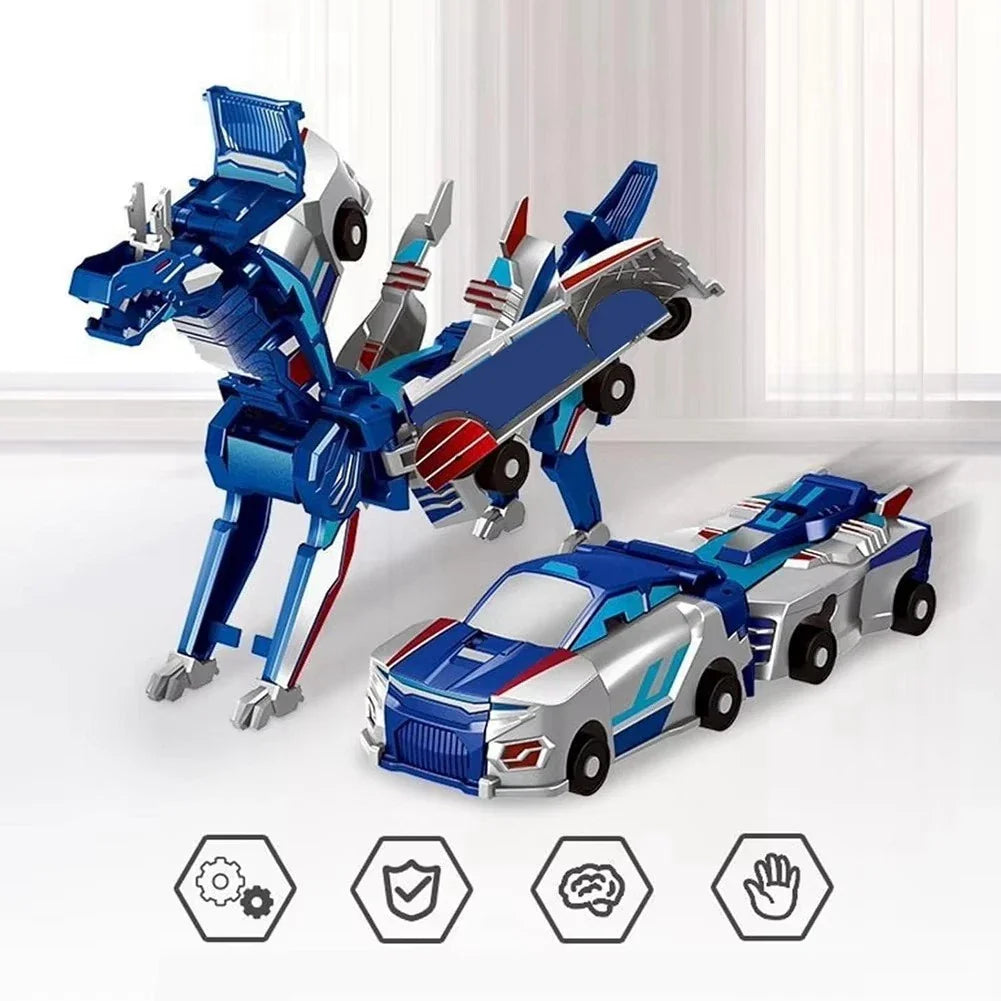 Gluschwein - CarTransform - 2-in-1-Verwandlungsfähiges Rennwagen-Spielzeug