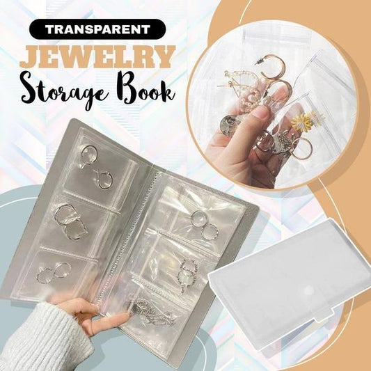 JewelleryMap - Organizador de joyas: estuche de viaje transparente con sistema de protección