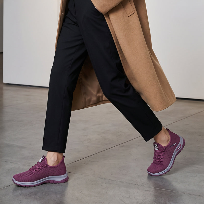 Atmungsaktive und bequeme Slip-on-Sneaker für Damen