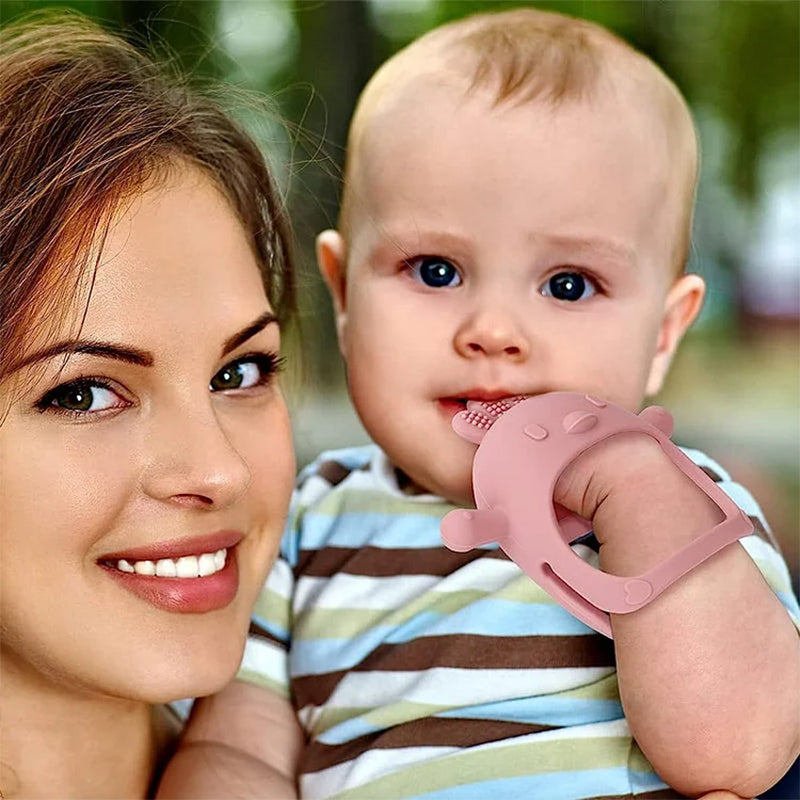 Gluschwein - Baby-Silikon-Beißhandschuh