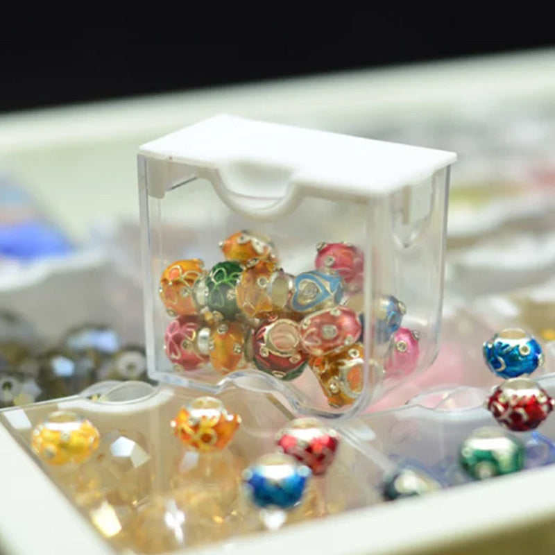 Gluschwein - Nagelkunst-Box DIY Perlen Schmuck Aufbewahrungsbox