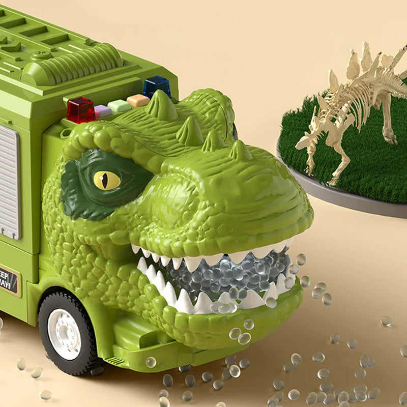 Gluschwein - Neues Spielzeugset Dinosaurier-Transforming-Engineering-LKW-Strecke