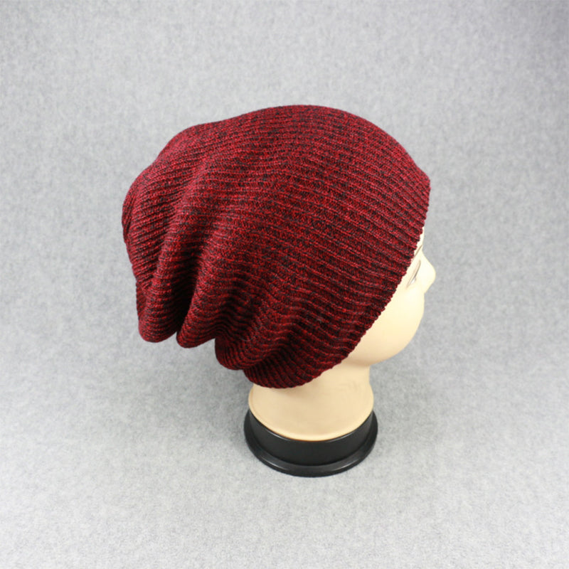 Gluschwein - No Brim Unisex Winter warme Strickmütze Weinrot