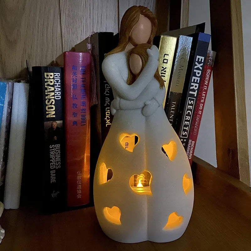Gluschwein - Muttertags-Menora-Statue mit LED