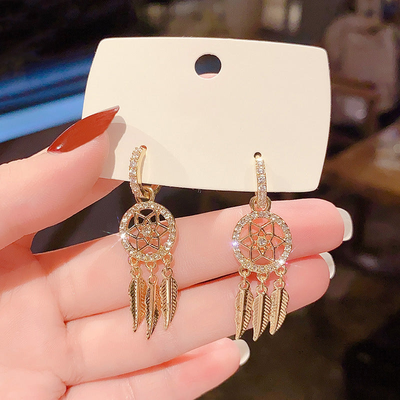 Gluschwein - Dreamcatcher Dangle Earrings