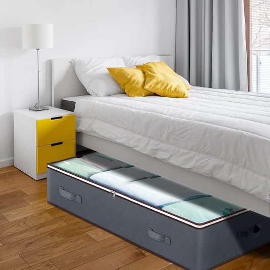 Gluschwein - Bed Storage - Unterbett-Aufbewahrungstaschen – Platzsparend & Faltbar (2er-Set)
