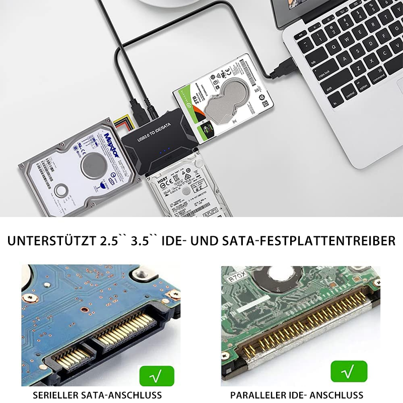 Gluschwein - USB 3.0 zu IDE/SATA-Adapter