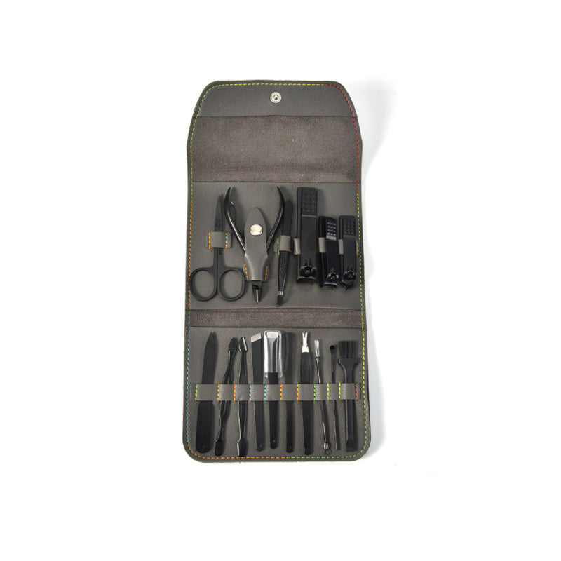 Gluschwein - 16-teiliges Nagelknipser-Set grau