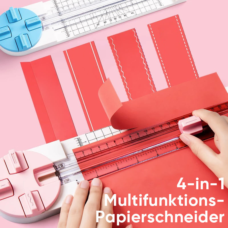 PaperCutter - 4-in-1-Papierschneider – für Karten, Scrapbooking und kreative Deko