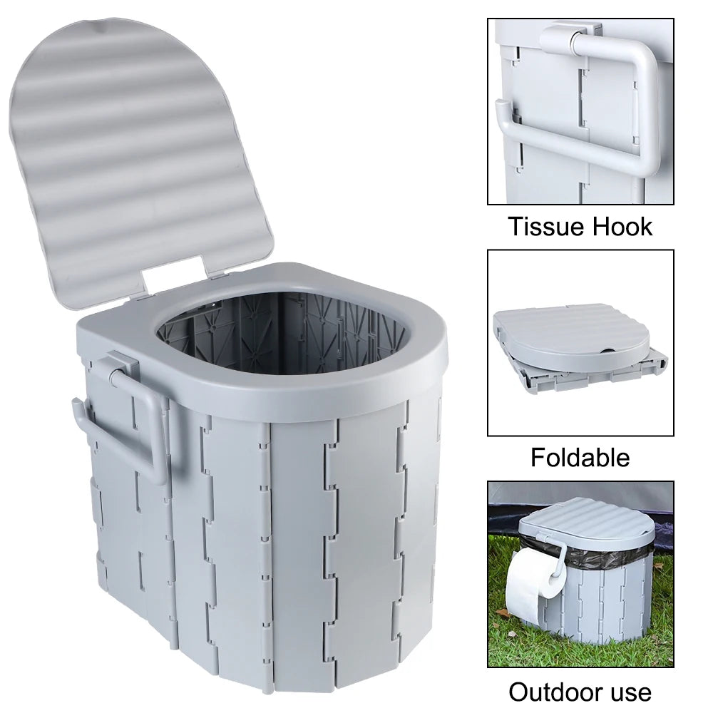 FoldToilet - Inodoro plegable portátil para viajes