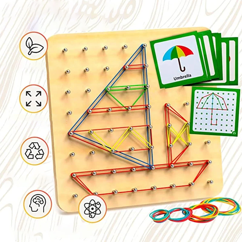 Gluschwein - Geoboard aus Holz