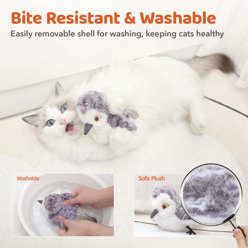 Jouet pour chat – Oiseau gazouillant simulé