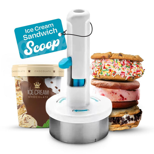 JollyScoop - Cuchara para helado tipo sándwich: ideal para postres creativos de verano