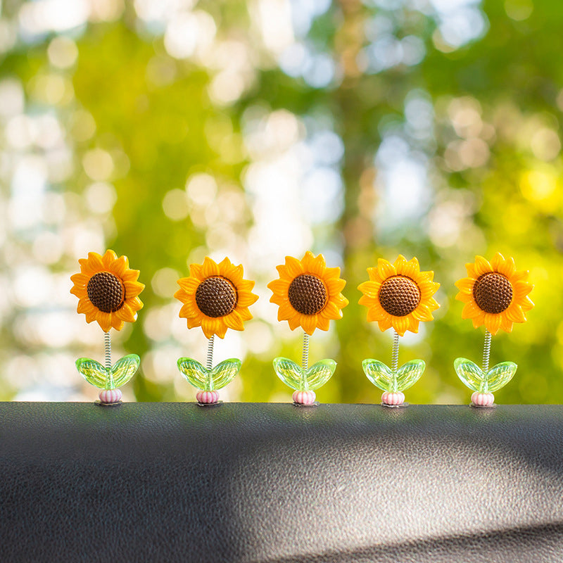 Gluschwein - Niedliches Sonnenblumen-Autoornament