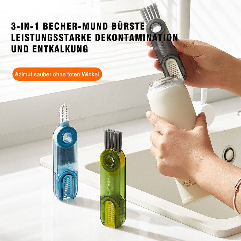 Gluschwein - 3-in-1 Becherdeckel Spaltreinigungsbürste