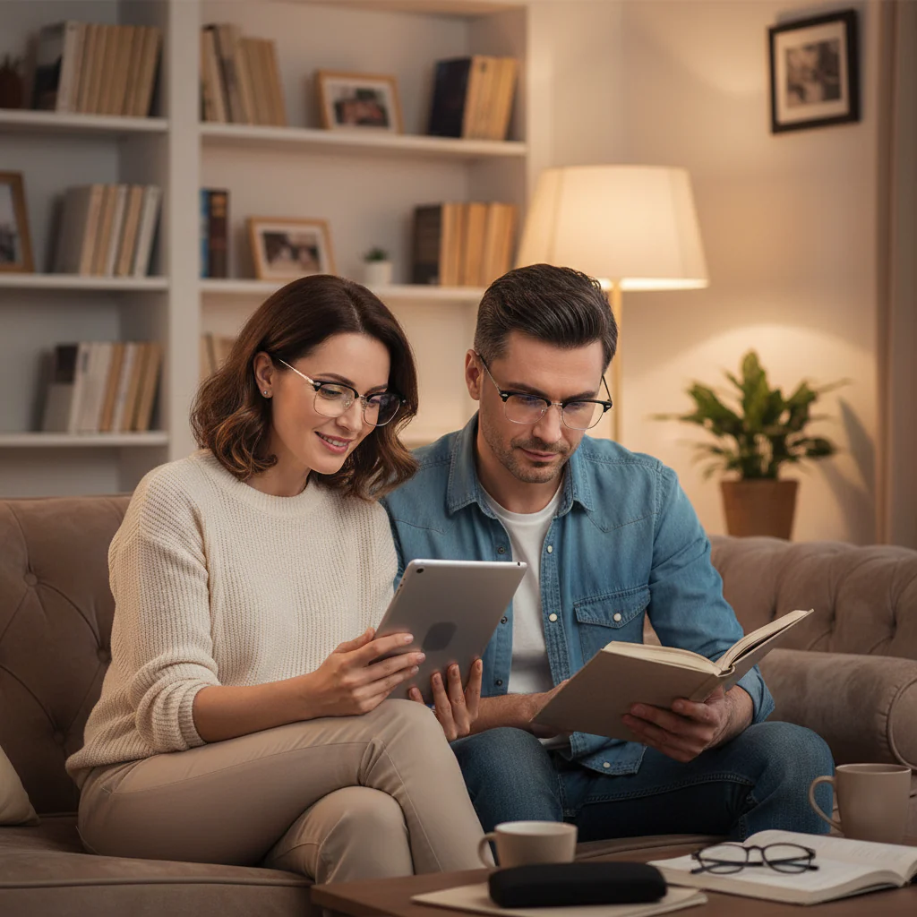 BlueBlock - Ultraleichte Brille mit Blaulichtfilter in Sehstärke