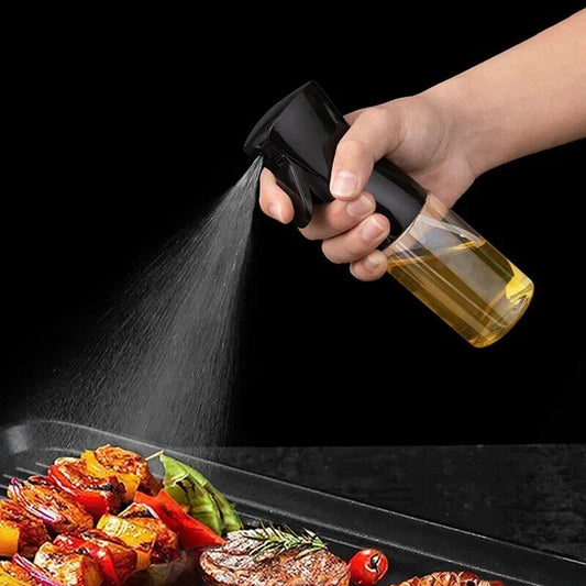 OilSpray - Transparente Öl-Sprühflasche — ermöglicht präzises und tropffreies Dosieren