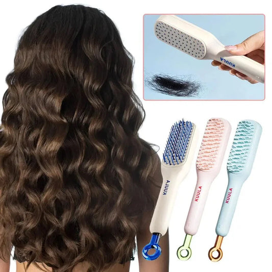 GlowComb - Peine masajeador antiestático autolimpiable [50 % de descuento]