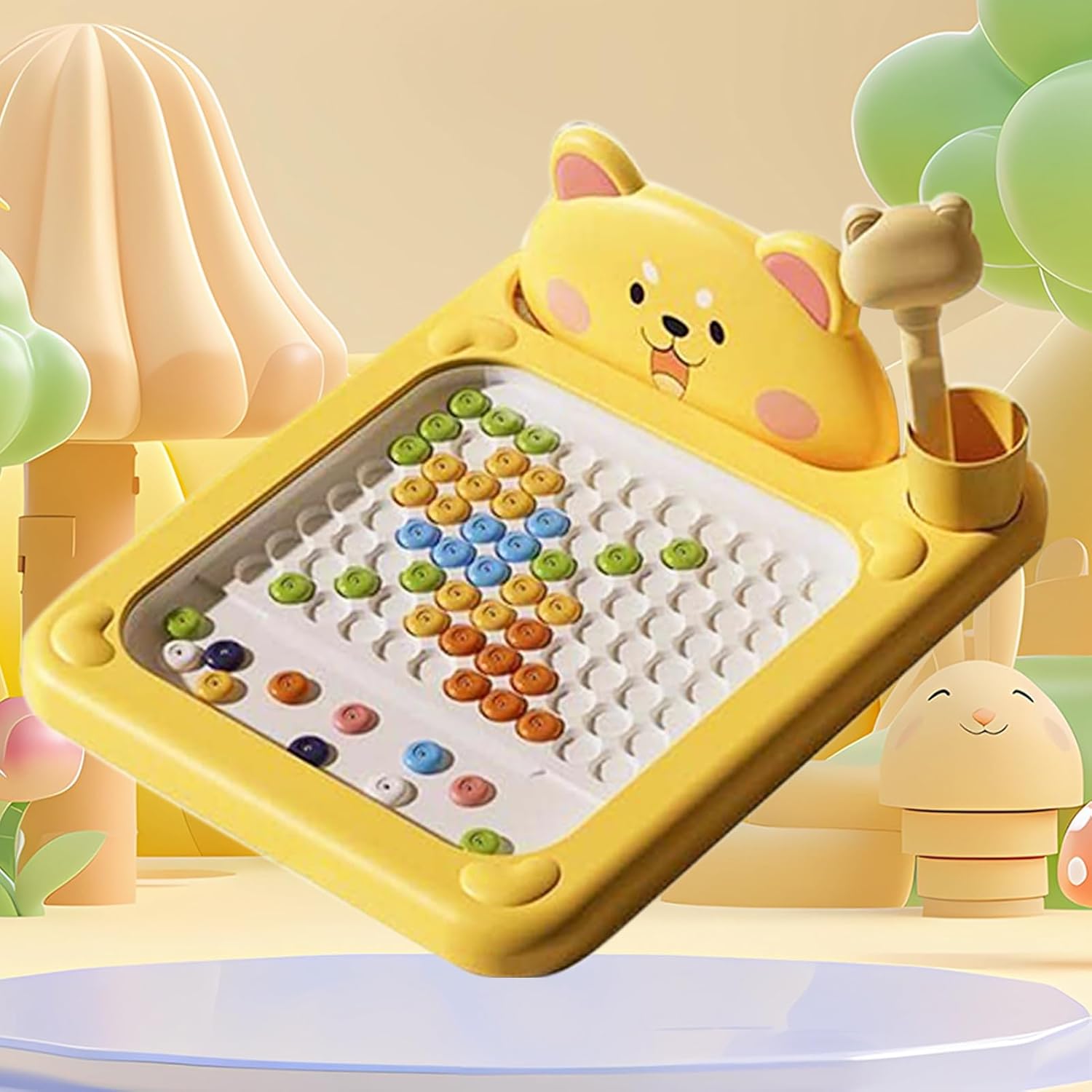 Gluschwein - MagDots - Cartoon-Punktkunst-Zeichenbrett
