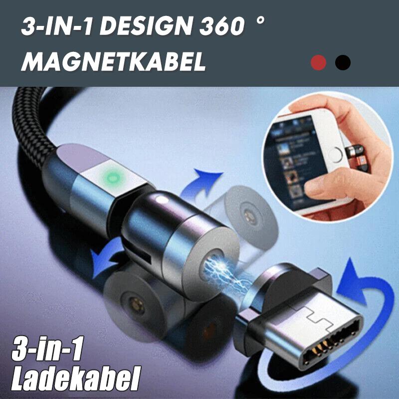 Gluschwein - 3-IN-1 DESIGN 360 ° Magnetkabel