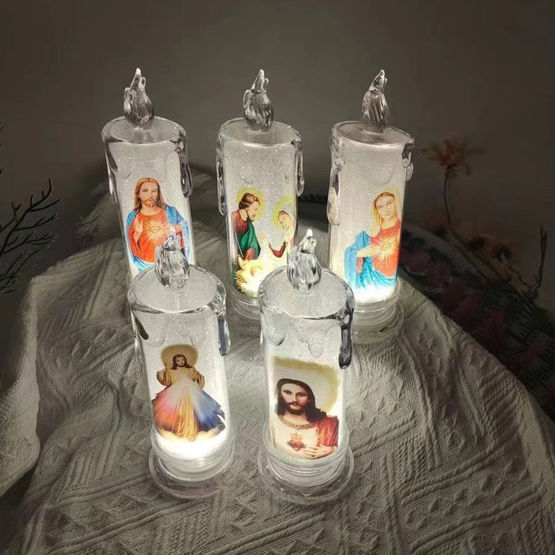 Velas de oración LED sin llama