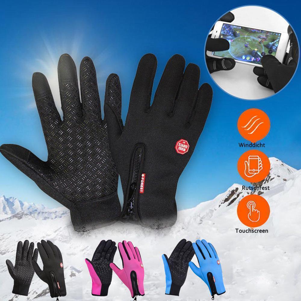 Gluschwein - Premiume warme winddichte wasserdichte Touchscreen Handschuhe Unisex