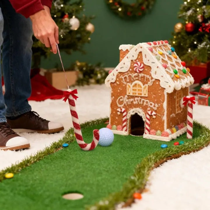 ChristmasHouse - Lebkuchen-Mini-Golfhaus