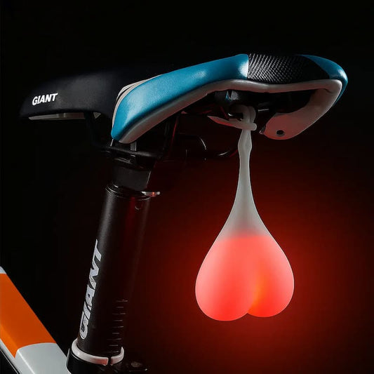 HonaLight - Luz trasera LED para bicicleta en forma de corazón: para una mejor visibilidad en el tráfico