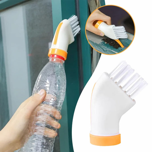 BottleScrubbr - Reinigungsbürste mit Wasserflaschen-Adapter – Passt auf gängige Flaschen