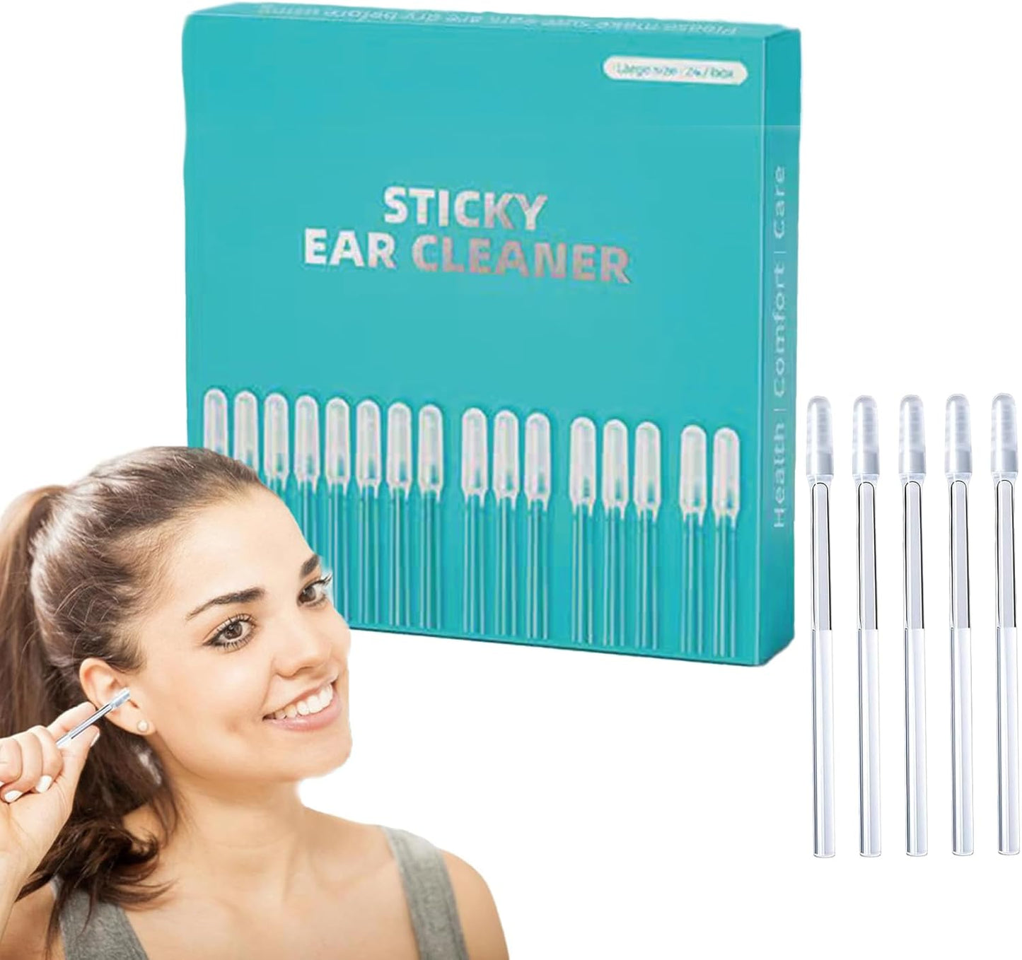 Gluschwein - Sticky Ear Cleaner - Ohrreinigungsstäbchen aus weichem Gummi