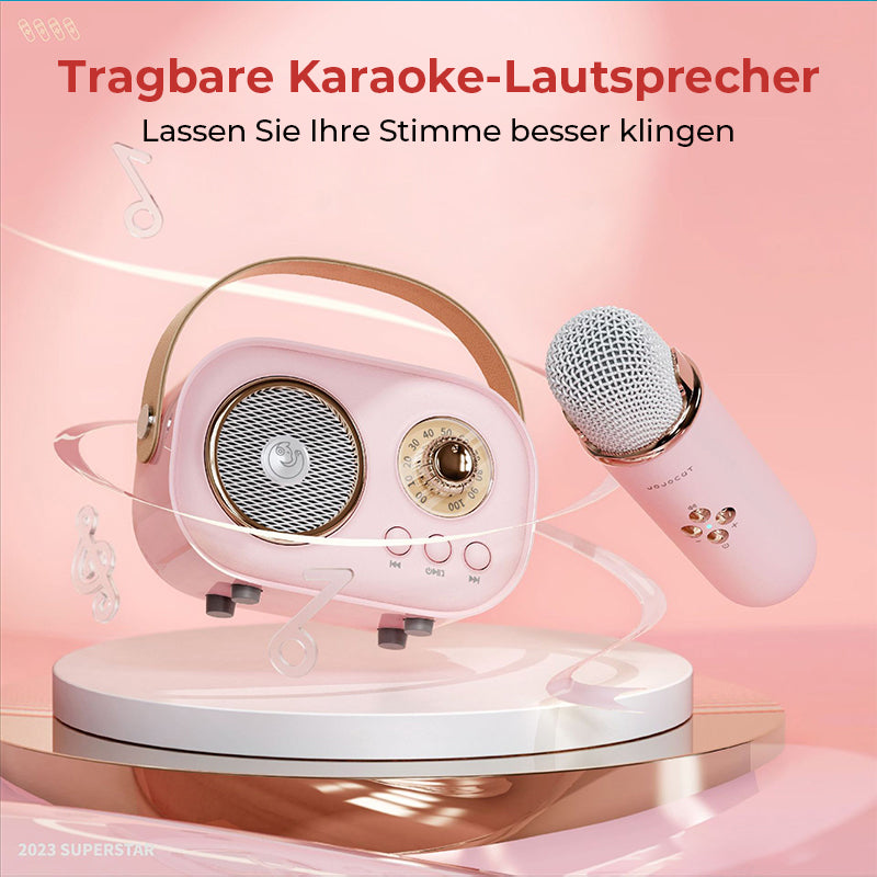 Tragbarer Bluetooth-Lautsprecher mit kabellosem Mikrofon