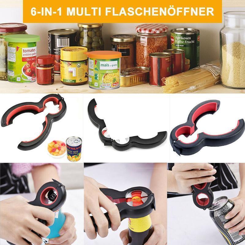 Gluschwein - 6 in1 Multifunktionale Tragbare Flaschenöffner