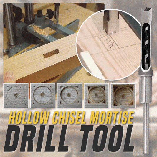ChiselDrill - Hohlmeißel-Bohrer – Präzises quadratisches Loch Holzwerkzeug