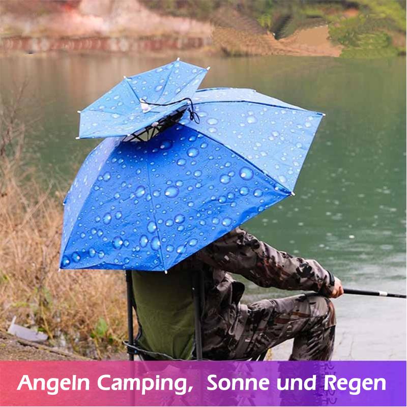 Gluschwein - Regenschirmhut für das Fischen und Gartenarbeit