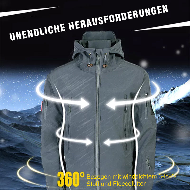 Gluschwein - Wind- und wasserdichte Jacke (Herren)