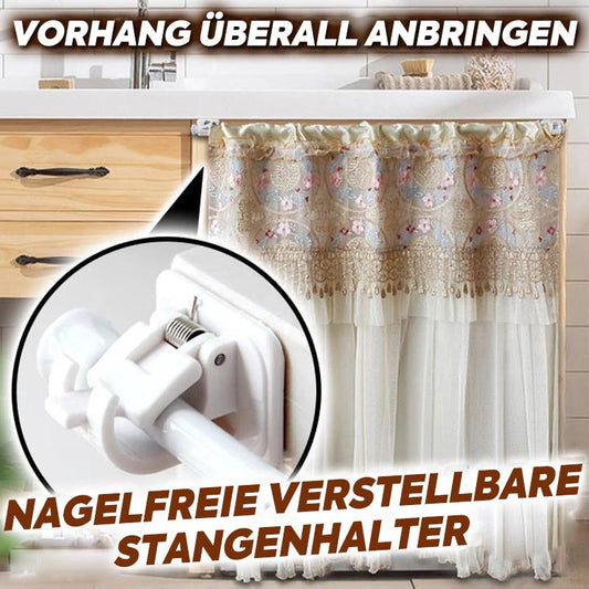 Gluschwein - Nagelfreie verstellbare Stangenhalter