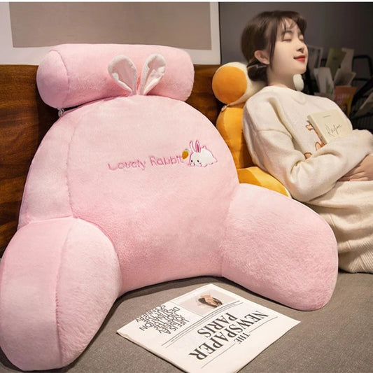 SupportHugger - Rückenstützkissen. Zackt Lendenkissen für Sofa & Bett